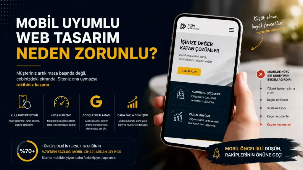 Mobil Uyumlu Web Tasarım Neden Zorunlu?